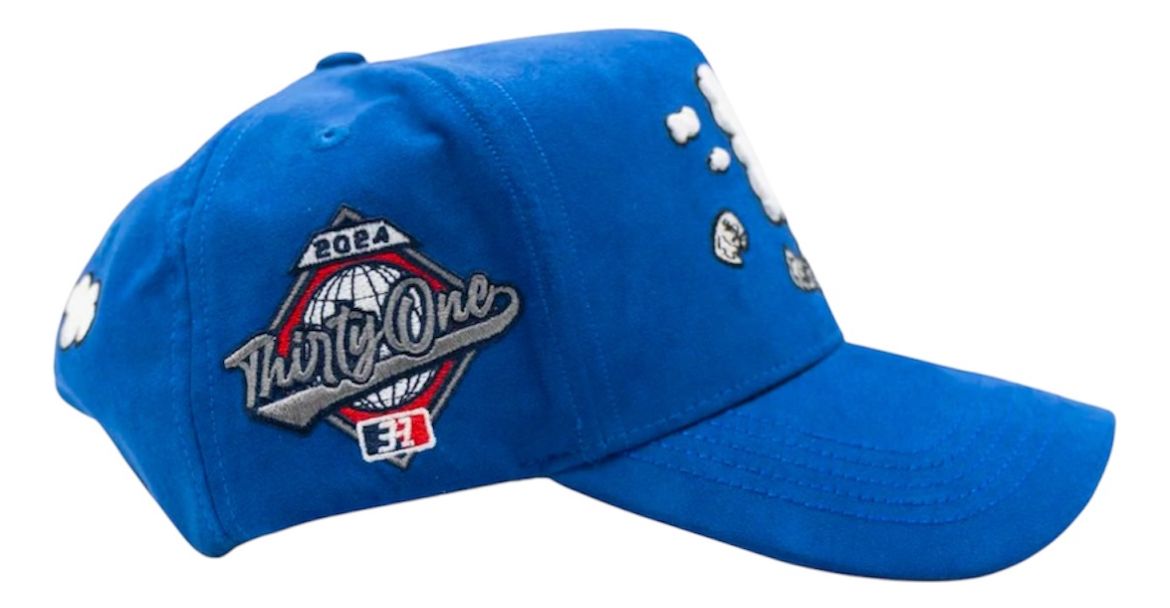 Thirthy One Hats LA Clouds Azul Gamuza