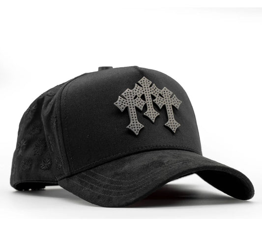 Barbas Hats x RICH the KID Chrome black