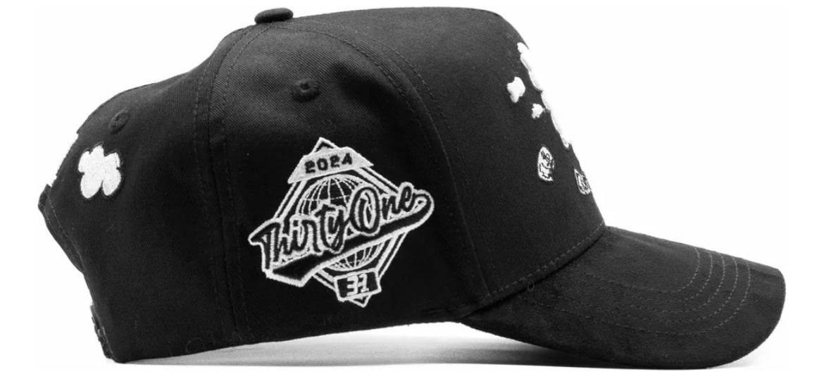 THIRTHY ONE HATS LA CLOUDS BLACK