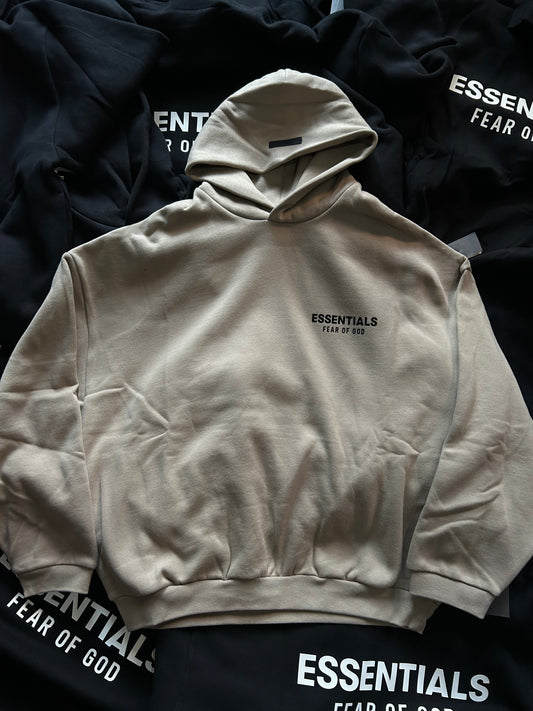 Hoodie ESSENTIALS fear of god fleece Desert sabe