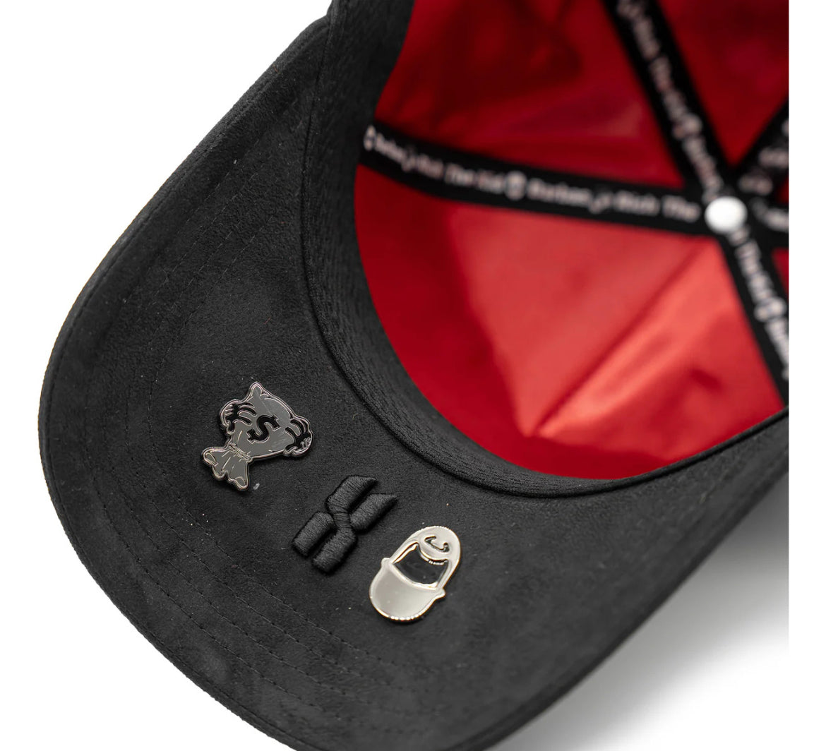 Barbas Hats x RICH the KID Chrome black