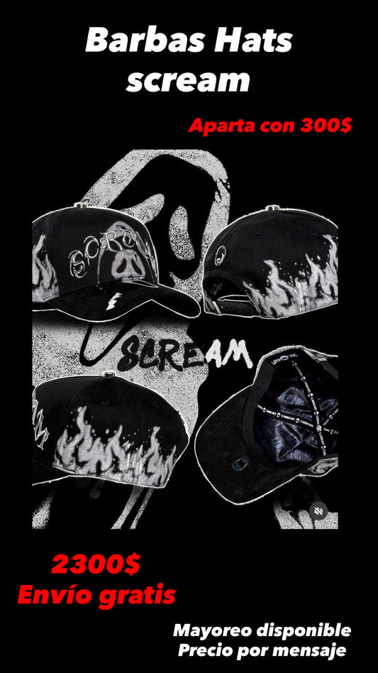 PREVENTA BARBAS HATS SCREAM