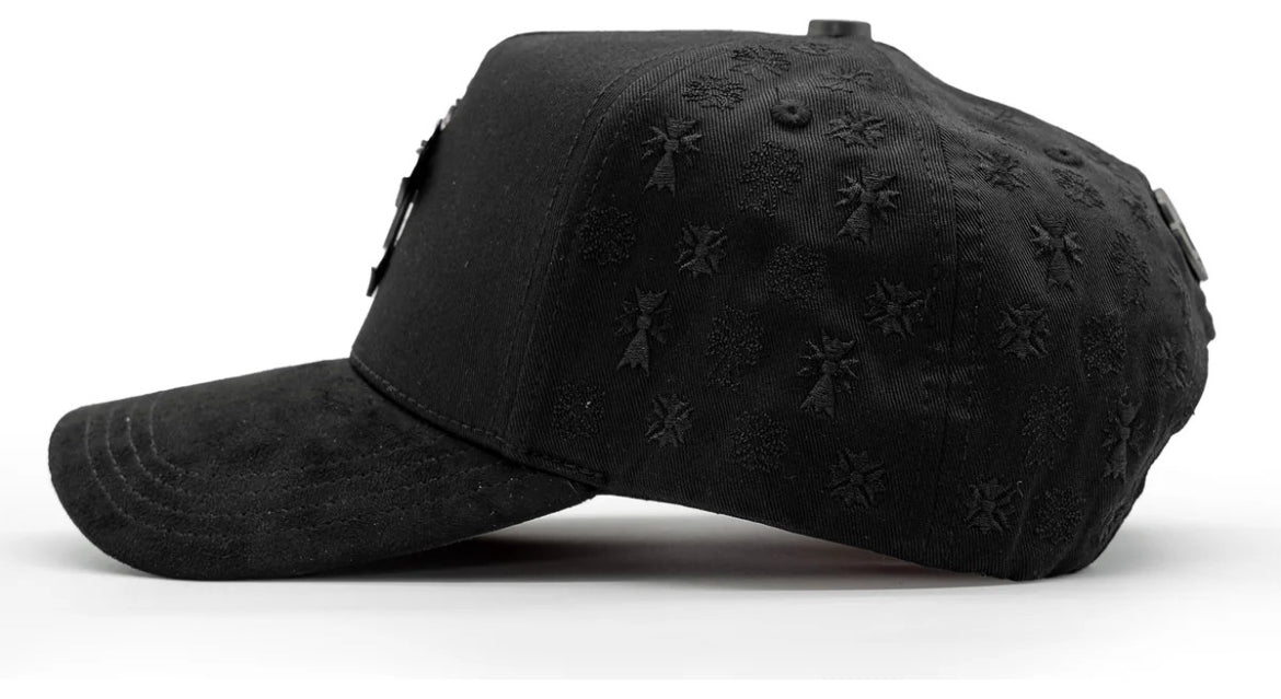 Barbas Hats x RICH the KID Chrome black