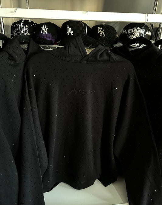 HOODIE FIFTY FAVE CRYSTALS PREVENTA RESTOCK (aparta con 200$) precio final 1499$ ENVÍO GRATIS - LIQUIDA EN 1 MES