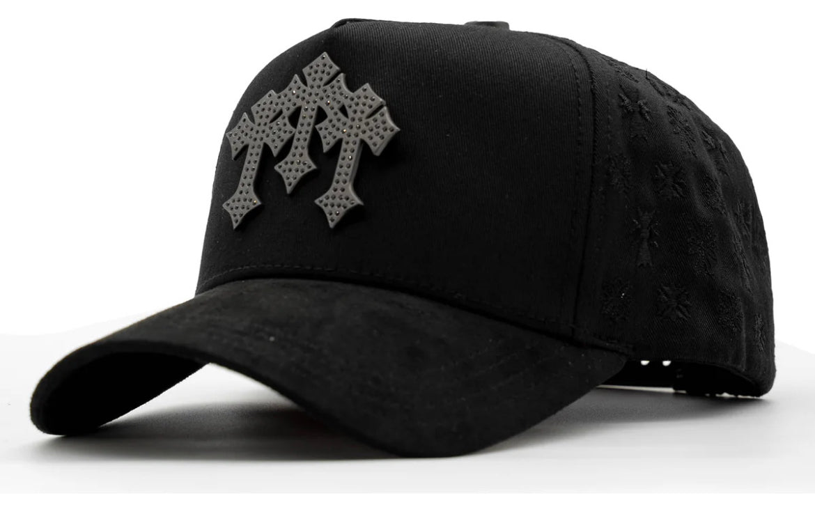Barbas Hats x RICH the KID Chrome black