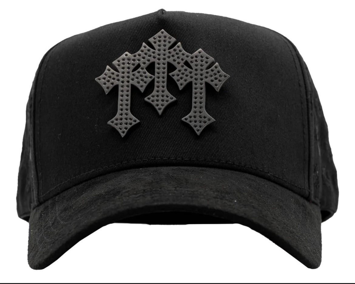 Barbas Hats x RICH the KID Chrome black