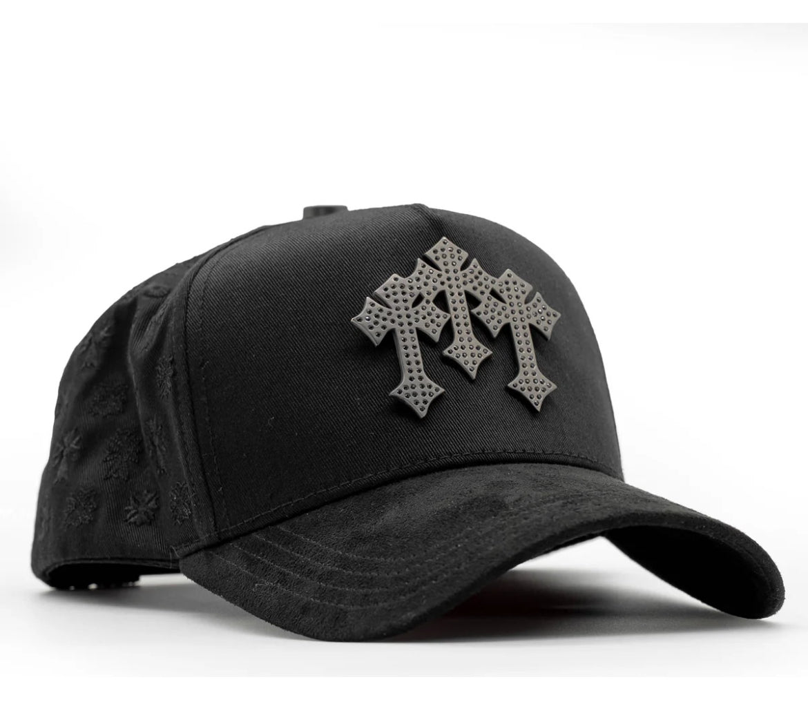 Barbas Hats x RICH the KID Chrome black