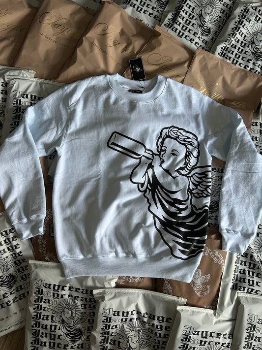 Sudadera Jayceeage ángel blanca