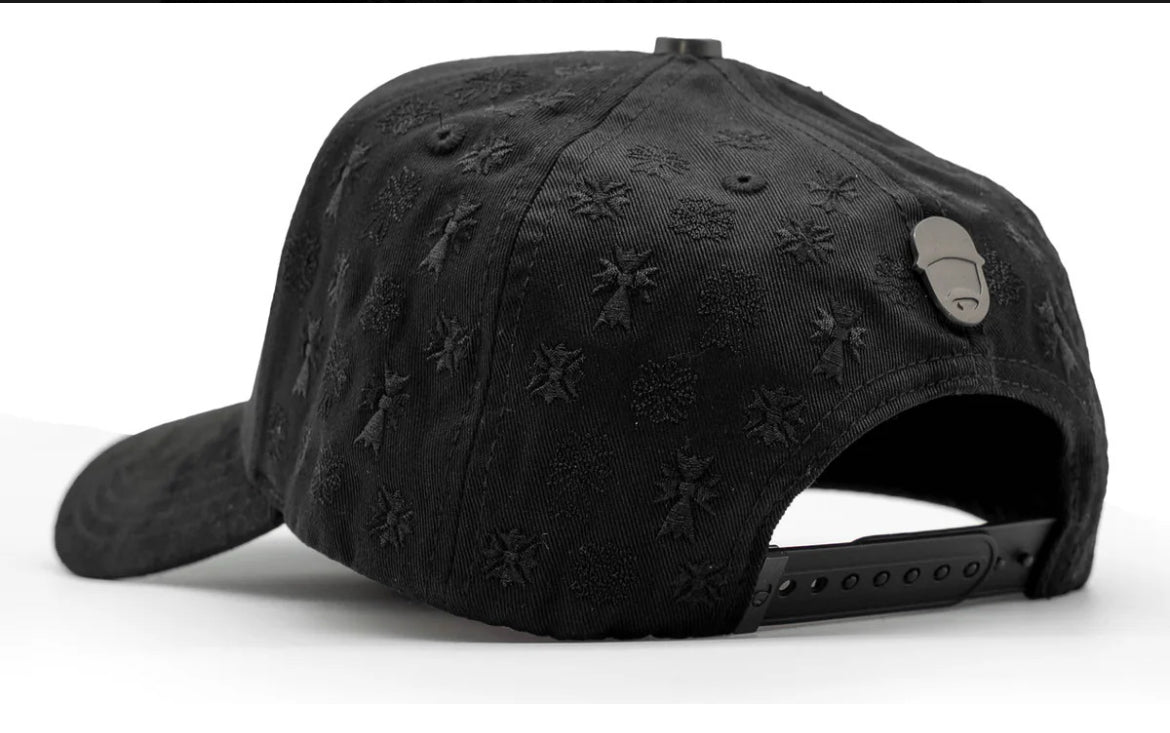 Barbas Hats x RICH the KID Chrome black