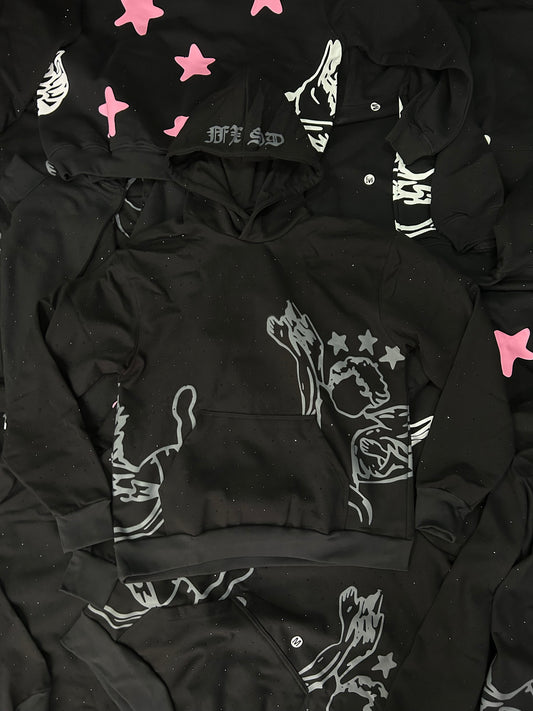 hoddie fifty fave x sky dream total black