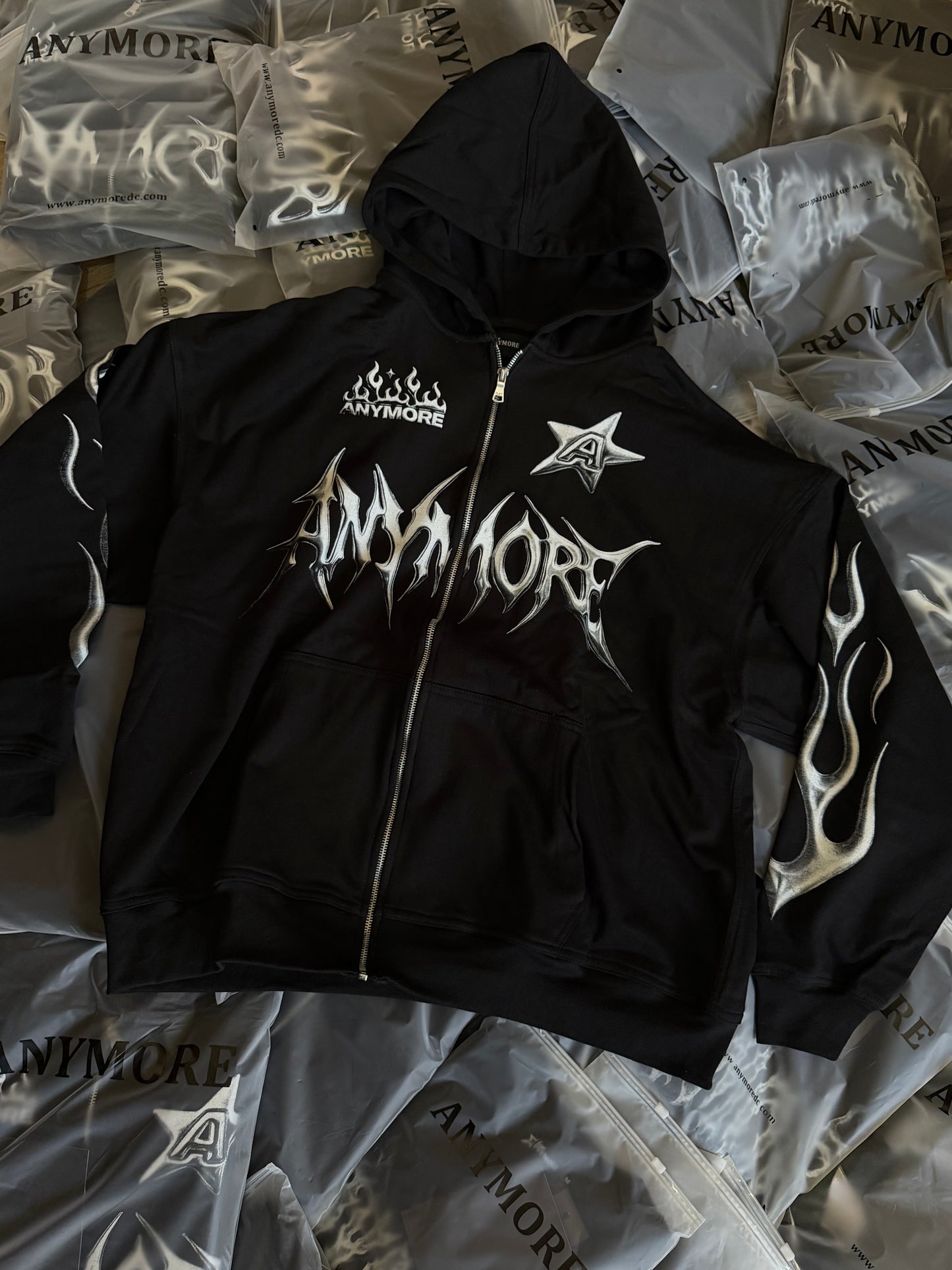 Hoodie Anymore flames