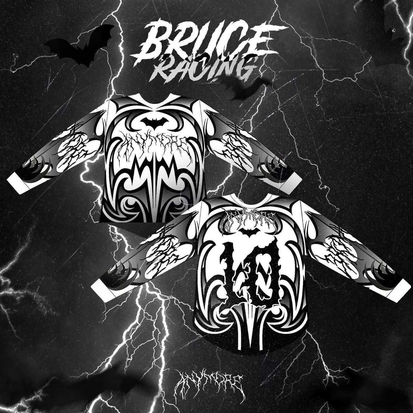 Jersey Anymore Bruce Racing White