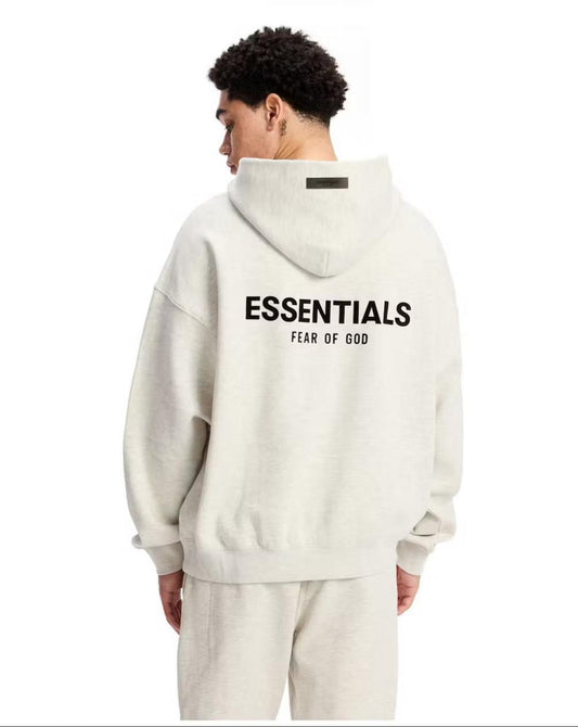 Hoodie Essentials SS22 light oatme