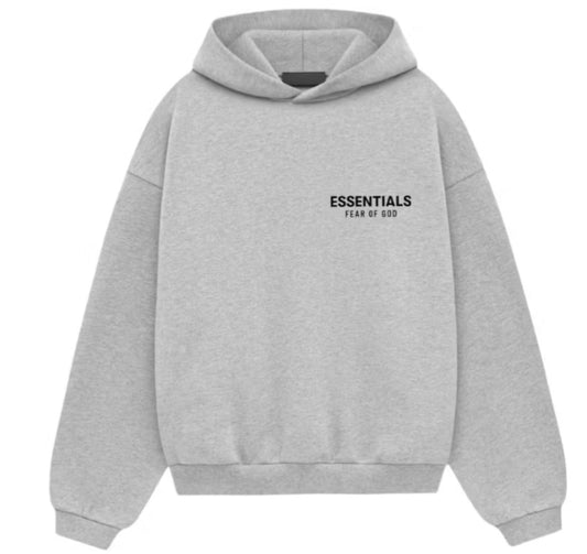 HOODIE ESSENTIALS SS24 GRIS CLARO