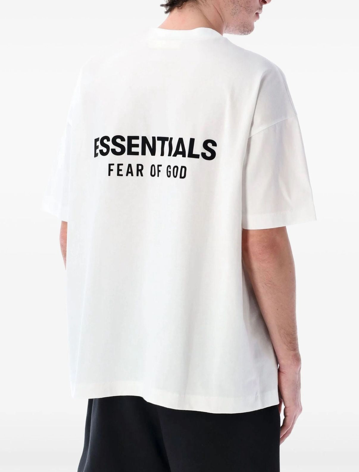 playera essentials ss25 blanca