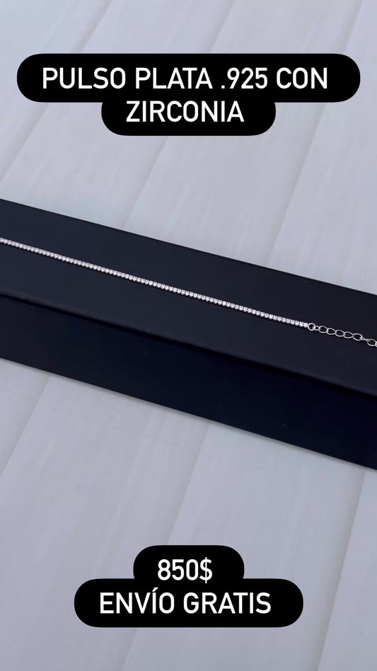 Pulso Plata .925 con zirconia